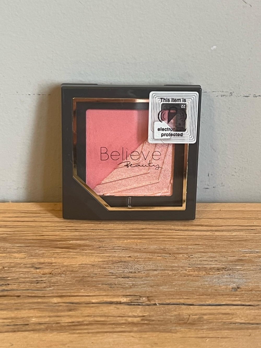 Believe Beauty "Risky Business" Matte and Shimmer Mauve Blush Duo W/ Bonus Brush